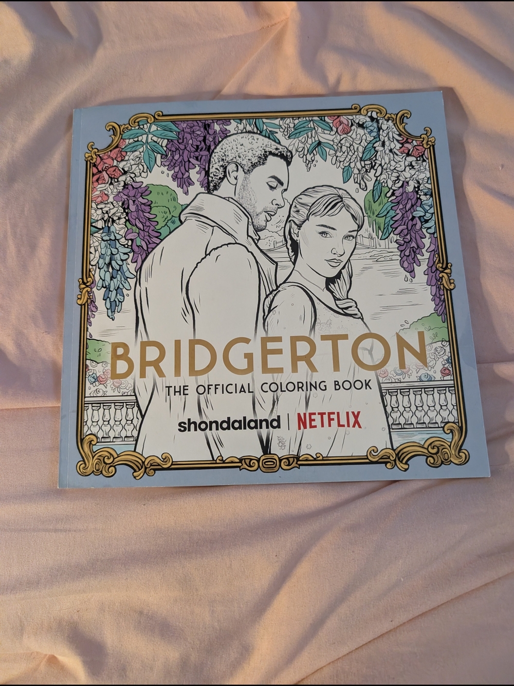 Bridgerton Official Coloring Book - Netflix Edition - Light Blue Cover